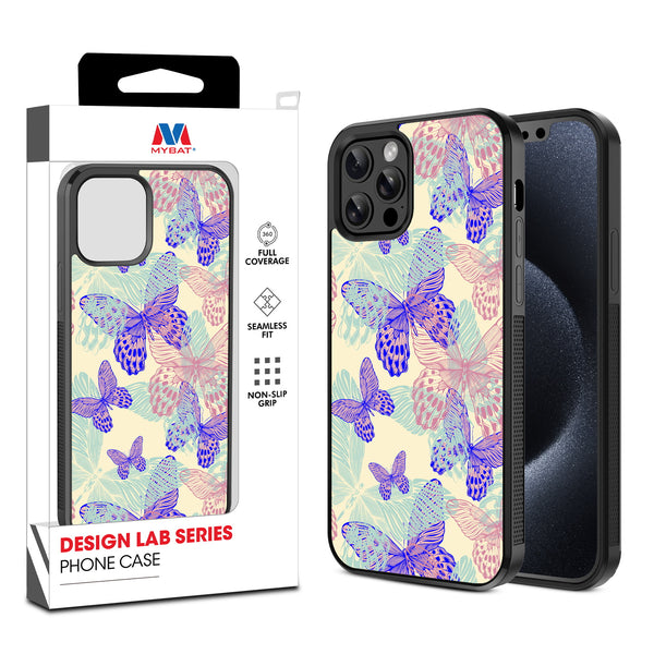 MyBat Design Lab Series Case for Apple iPhone 12 / 12 Pro (6.1) - Butterflies - MIP12PCSLESM019-1.jpg