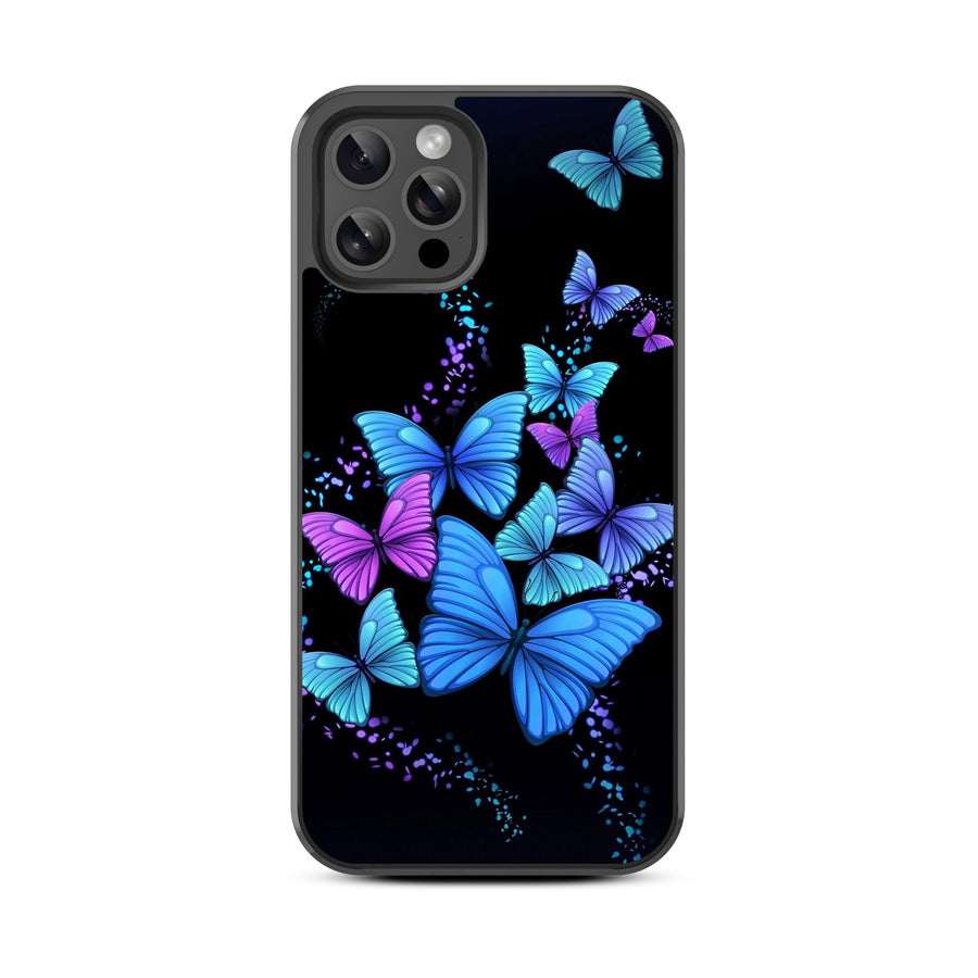 MyBat Design Lab Series Case for Apple iPhone 12 / 12 Pro (6.1) - Butterfly Night - MIP12PCSLESM021-3.jpg