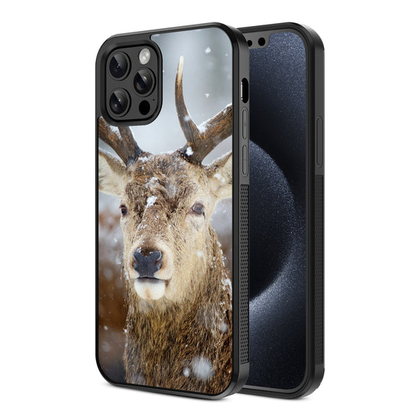MyBat Design Lab Series Case for Apple iPhone 12 / 12 Pro (6.1) - Deer in Winter - MIP12PCSLESM024-2.jpg