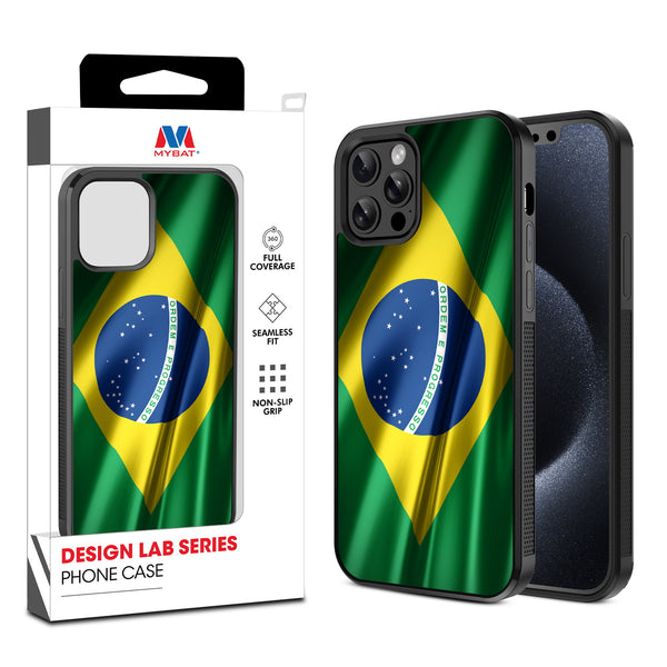 MyBat Design Lab Series Case for Apple iPhone 12 / 12 Pro (6.1) - Brazilian Flag - MIP12PCSLESM038-1.jpg