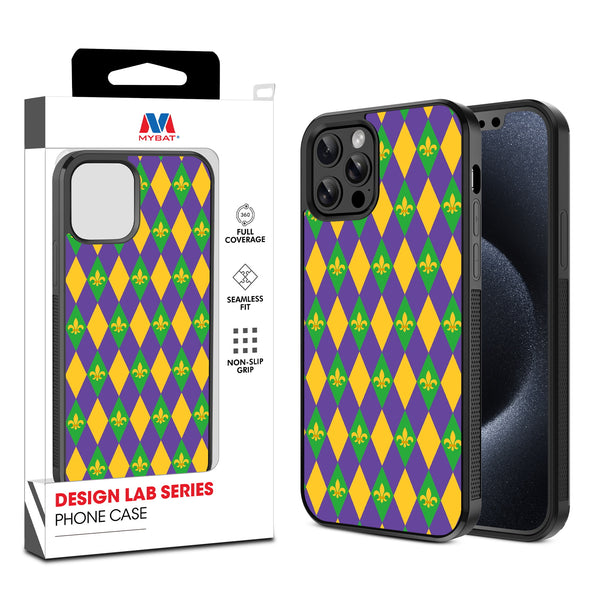MyBat Design Lab Series Case for Apple iPhone 12 / 12 Pro (6.1) - Mardi Gras - MIP12PCSLESM057-1.jpg