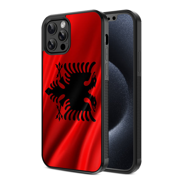 MyBat Design Lab Series Case for Apple iPhone 12 / 12 Pro (6.1) - Albania Flag - MIP12PCSLESM140-2.jpg