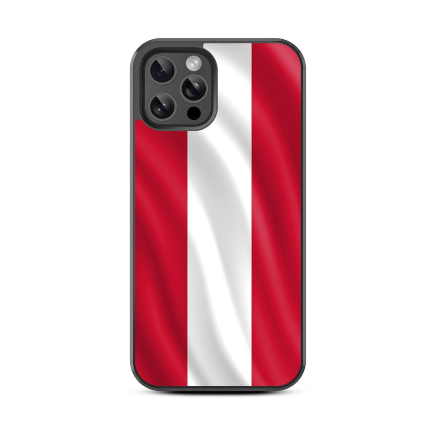 MyBat Design Lab Series Case for Apple iPhone 12 / 12 Pro (6.1) - Austria Flag