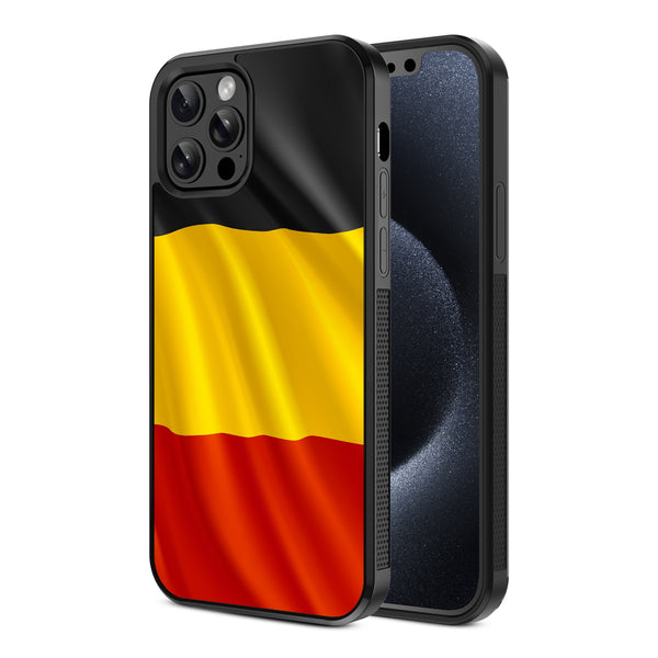 MyBat Design Lab Series Case for Apple iPhone 12 / 12 Pro (6.1) - Belgium Flag - MIP12PCSLESM142-2.jpg