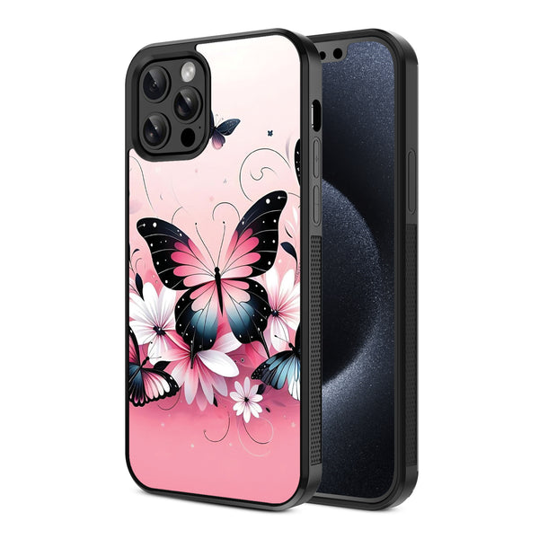 MyBat Design Lab Series Case for Apple iPhone 12 / 12 Pro (6.1) - Butterfly Bouquet - MIP12PCSLESM184-2.jpg