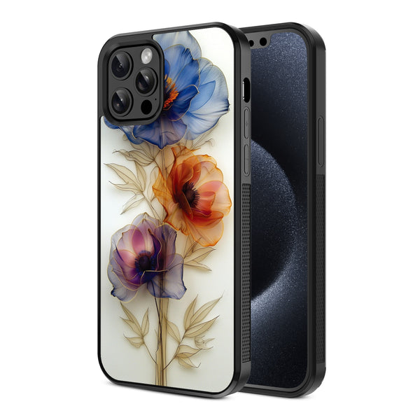MyBat Design Lab Series Case for Apple iPhone 12 / 12 Pro (6.1) - Pressed Flowers - MIP12PCSLESM185-2.jpg