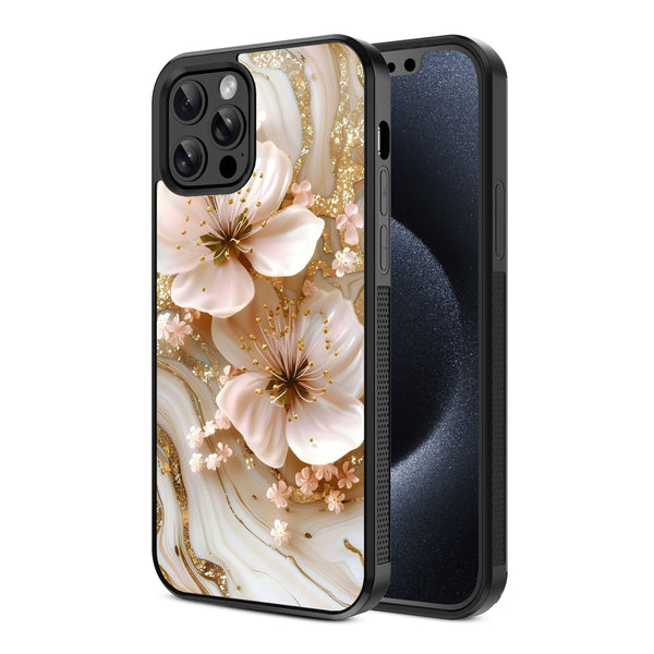 MyBat Design Lab Series Case for Apple iPhone 12 / 12 Pro (6.1) - Golden Petal Glow - MIP12PCSLESM186-2.jpg
