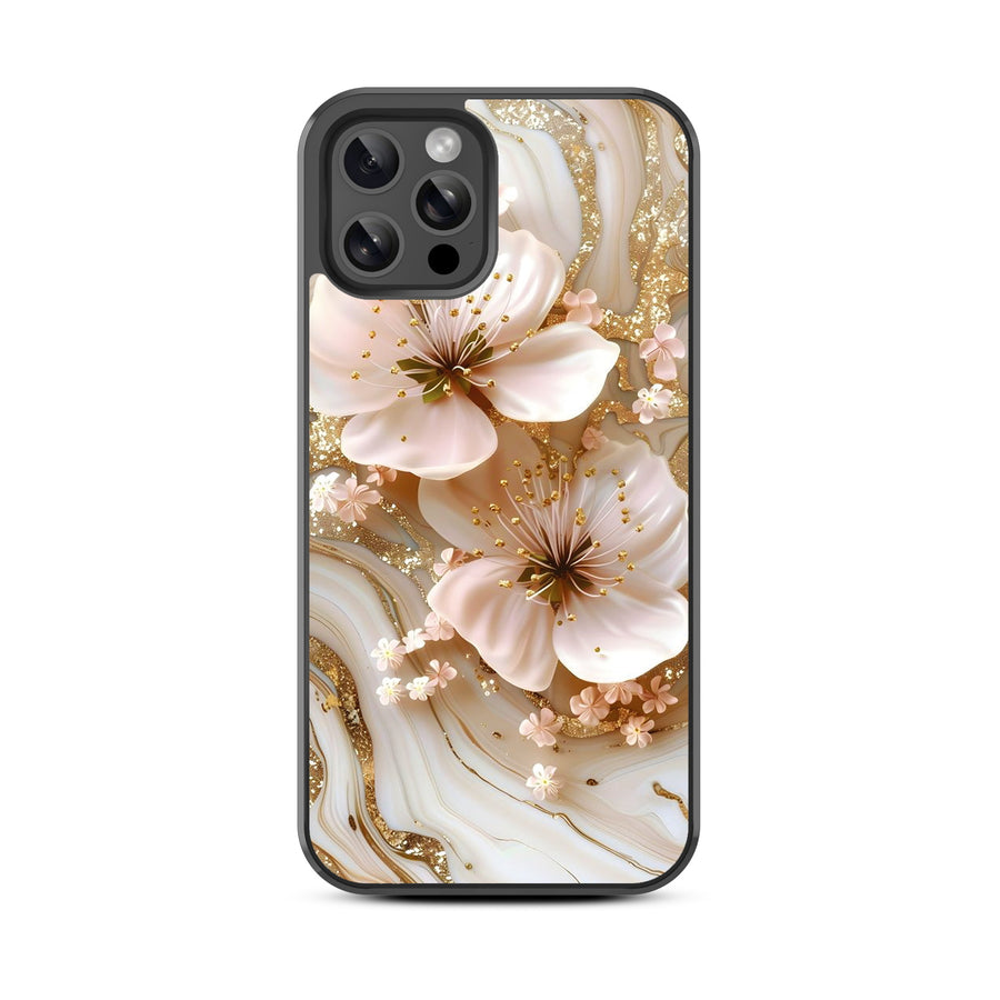MyBat Design Lab Series Case for Apple iPhone 12 / 12 Pro (6.1) - Golden Petal Glow - MIP12PCSLESM186-3.jpg