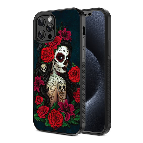 MyBat Design Lab Series Case for Apple iPhone 12 / 12 Pro (6.1) - Lady Of The Dead - MIP12PCSLESM189-2.jpg