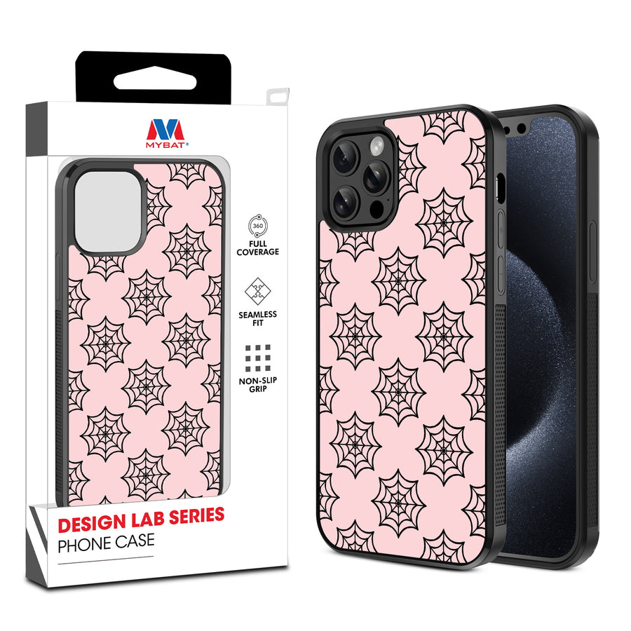 MyBat Design Lab Series Case for Apple iPhone 12 / 12 Pro (6.1) - Pink Spider Web - MIP12PCSLESM227-1.jpg