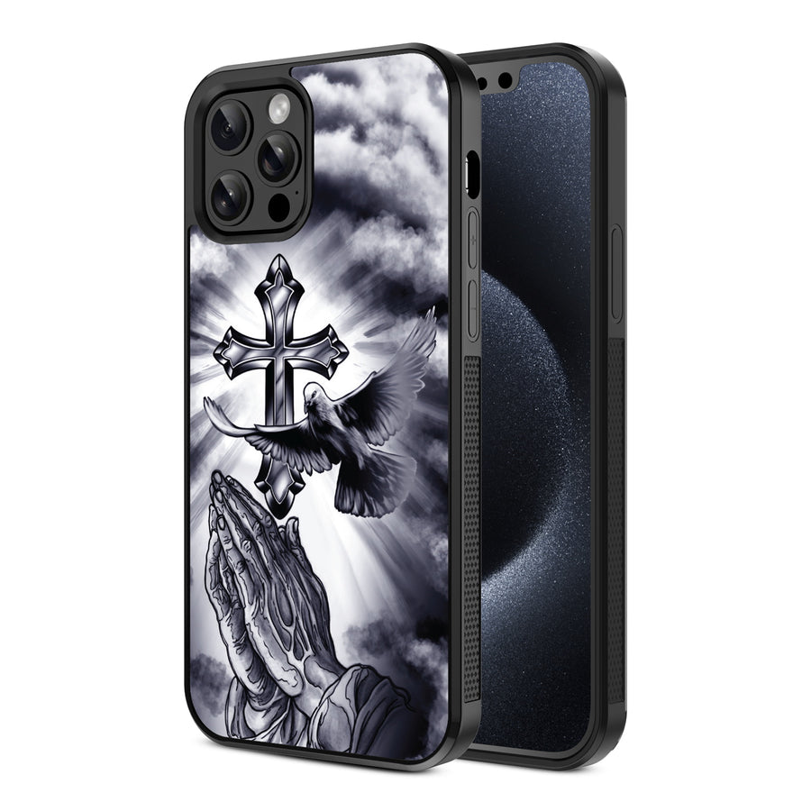 MyBat Design Lab Series Case for Apple iPhone 12 / 12 Pro (6.1) - Faithful Prayer - MIP12PCSLESM268-2.jpg