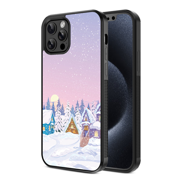MyBat Design Lab Series Case for Apple iPhone 12 / 12 Pro (6.1) - Snow Globe Village - MIP12PCSLESM304-2.jpg