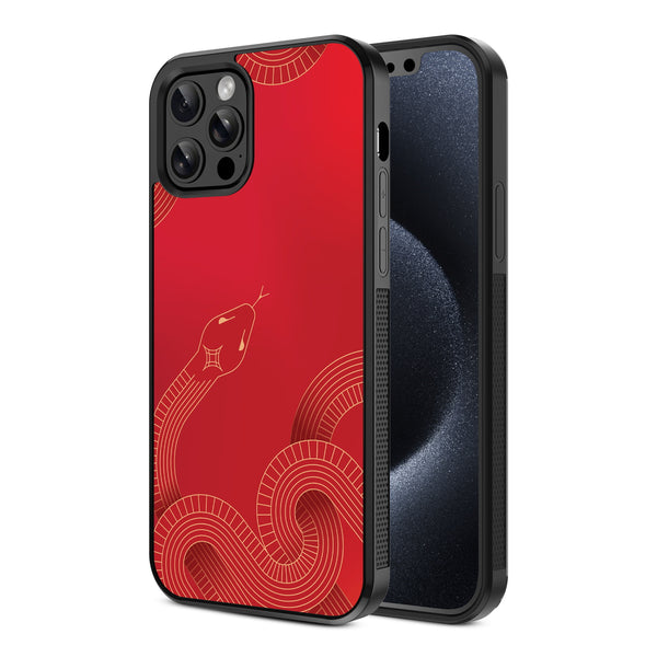 MyBat Design Lab Series Case for Apple iPhone 12 / 12 Pro (6.1) - Slithering into a New Year - MIP12PCSLESM316-2.jpg