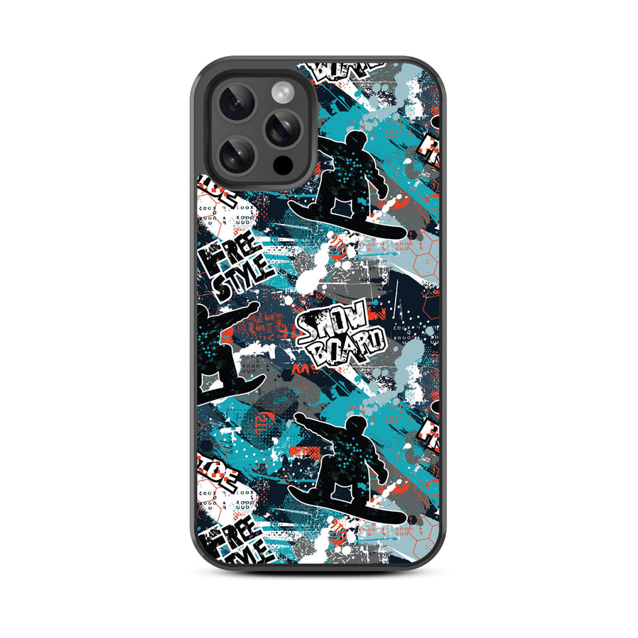 MyBat Design Lab Series Case for Apple iPhone 12 / 12 Pro (6.1) - Shredding Freestyle - MIP12PCSLESM326-3.jpg