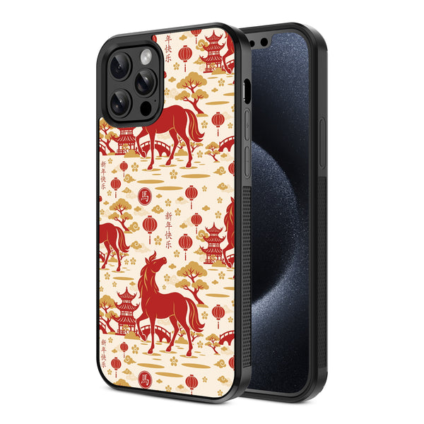 MyBat Design Lab Series Case for Apple iPhone 12 / 12 Pro - Year of the Horse - MIP12PCSLESM461-2.jpg