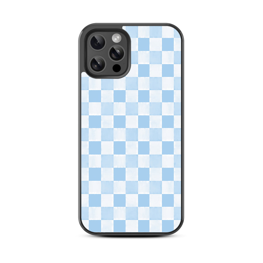 MyBat Design Lab Series Case for Apple iPhone 12 / 12 Pro - Sky Blue Check - MIP12PCSLESM478-3.jpg