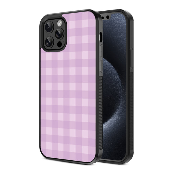 MyBat Design Lab Series Case for Apple iPhone 12 / 12 Pro - Purple Plaid - MIP12PCSLESM483-2.jpg