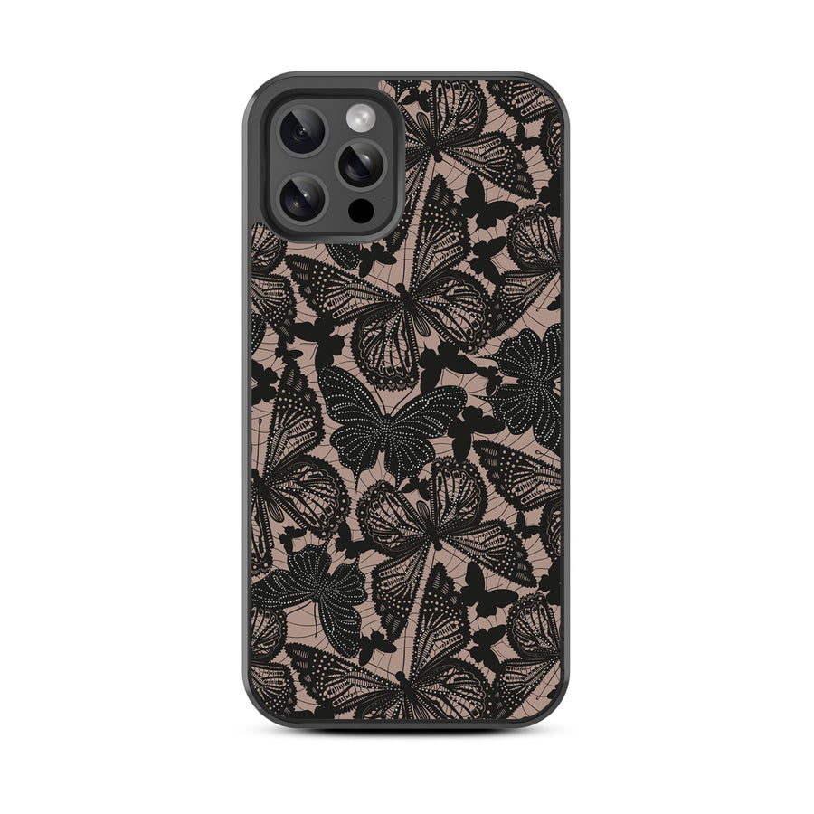 MyBat Design Lab Series Case for Apple iPhone 12 / 12 Pro - Midnight Monarch - MIP12PCSLESM488-3.jpg