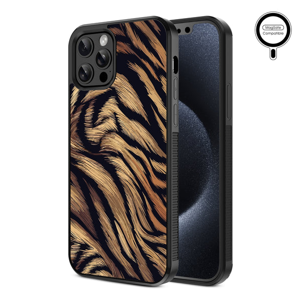 MyBat Design Lab Series MagSafe Case for Apple iPhone 12 / 12 Pro (6.1) - Tiger Fur - MIP12PCSLESMSM006-2.jpg