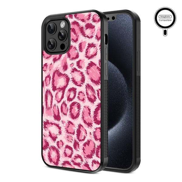 MyBat Design Lab Series MagSafe Case for Apple iPhone 12 / 12 Pro (6.1) - Pink Leopard Print - MIP12PCSLESMSM007-2.jpg
