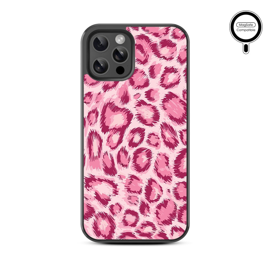 MyBat Design Lab Series MagSafe Case for Apple iPhone 12 / 12 Pro (6.1) - Pink Leopard Print