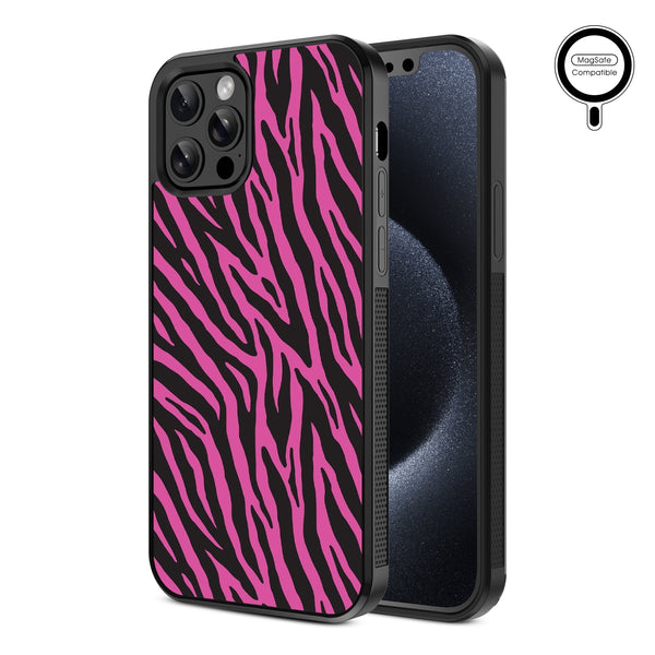 MyBat Design Lab Series MagSafe Case for Apple iPhone 12 / 12 Pro (6.1) - Pink Zebra Print - MIP12PCSLESMSM010-2.jpg