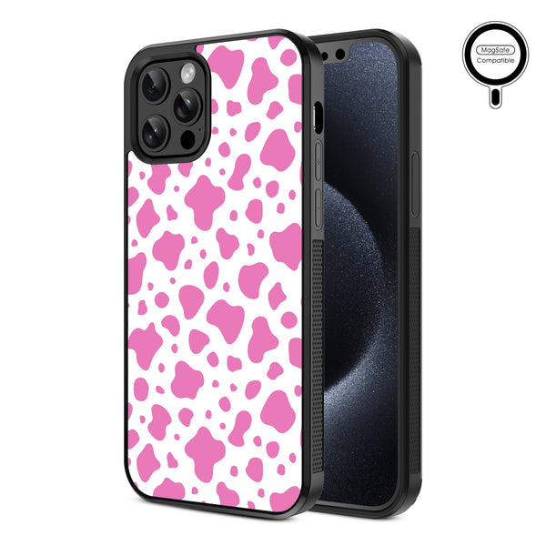 MyBat Design Lab Series MagSafe Case for Apple iPhone 12 / 12 Pro (6.1) - Pink Cow Print - MIP12PCSLESMSM015-2.jpg