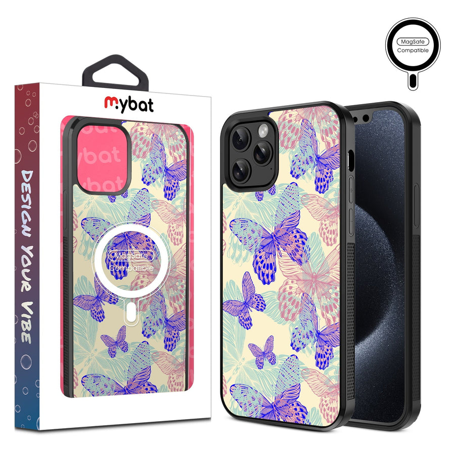 MyBat Design Lab Series MagSafe Case for Apple iPhone 12 / 12 Pro (6.1) - Butterflies