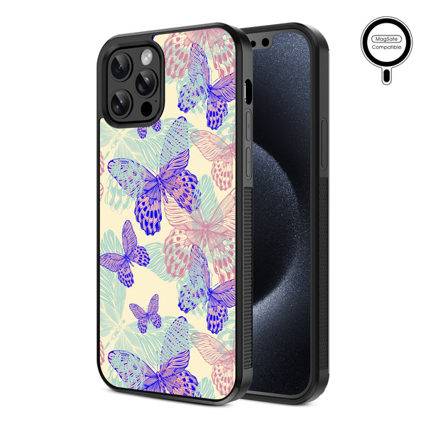 MyBat Design Lab Series MagSafe Case for Apple iPhone 12 / 12 Pro (6.1) - Butterflies - MIP12PCSLESMSM019-2.jpg