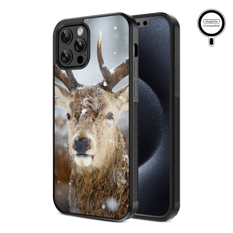 MyBat Design Lab Series MagSafe Case for Apple iPhone 12 / 12 Pro (6.1) - Deer in Winter - MIP12PCSLESMSM024-2.jpg