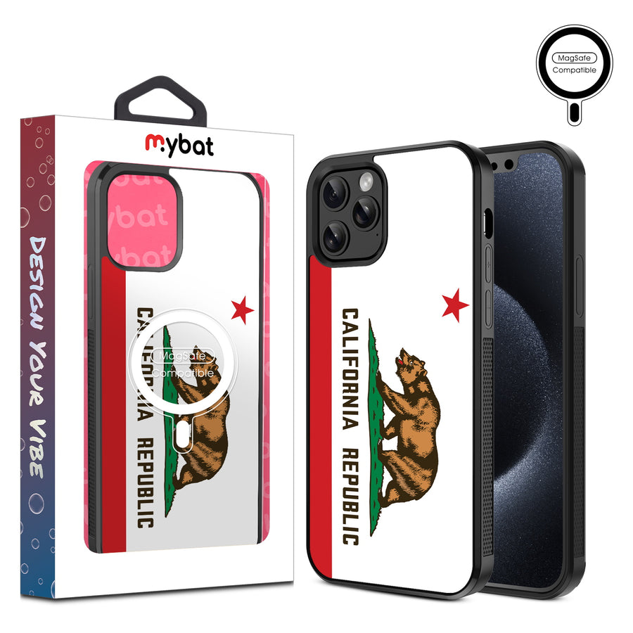 MyBat Design Lab Series MagSafe Case for Apple iPhone 12 / 12 Pro (6.1) - California State Flag - MIP12PCSLESMSM027-1.jpg