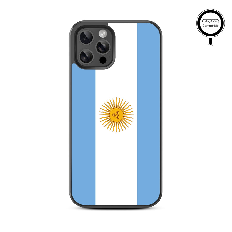 MyBat Design Lab Series MagSafe Case for Apple iPhone 12 / 12 Pro (6.1) - Argentinian Flag - MIP12PCSLESMSM031-3.jpg