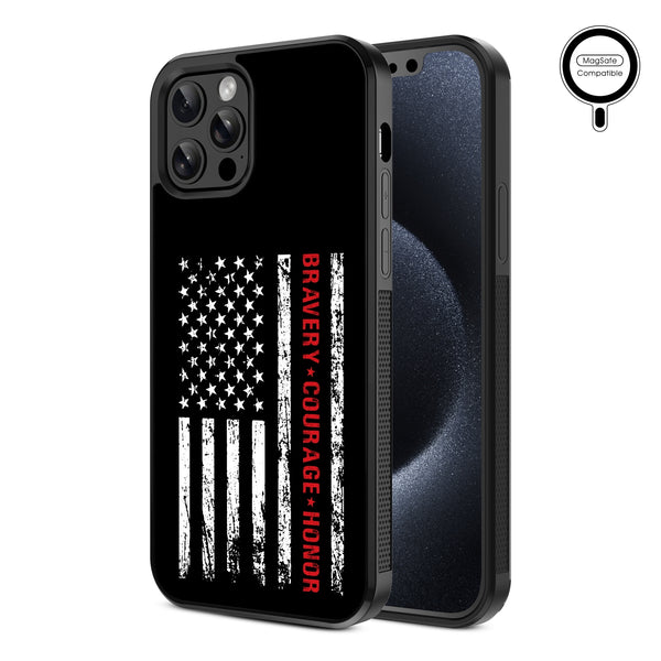 MyBat Design Lab Series MagSafe Case for Apple iPhone 12 / 12 Pro (6.1) - Firefighter Flag - MIP12PCSLESMSM041-2.jpg