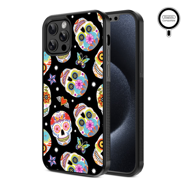 MyBat Design Lab Series MagSafe Case for Apple iPhone 12 / 12 Pro (6.1) - Day of the Dead - MIP12PCSLESMSM056-2.jpg