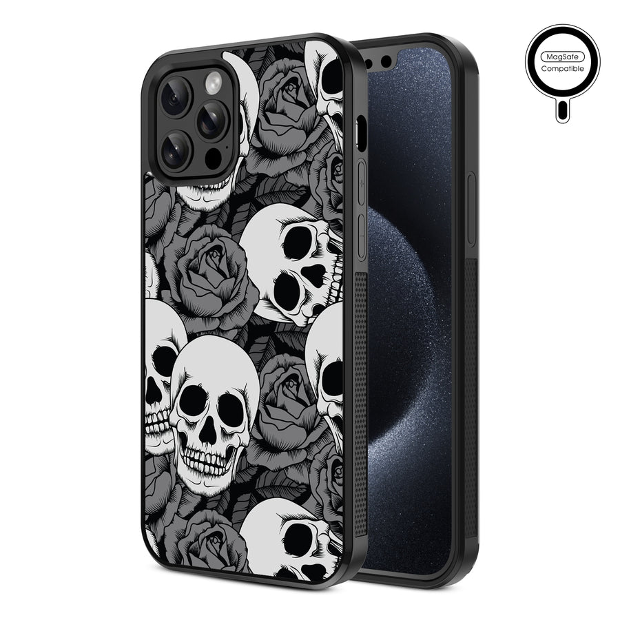 MyBat Design Lab Series MagSafe Case for Apple iPhone 12 / 12 Pro (6.1) - Skull Garden - MIP12PCSLESMSM081-2.jpg