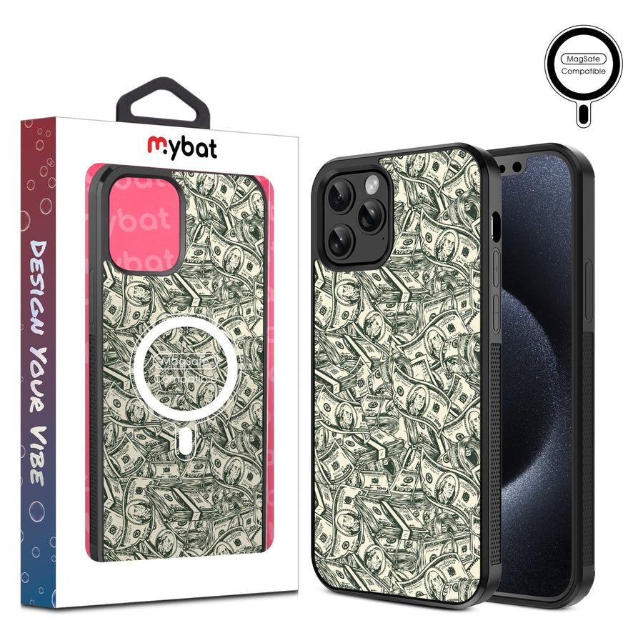 MyBat Design Lab Series MagSafe Case for Apple iPhone 12 / 12 Pro (6.1) - Money Stack