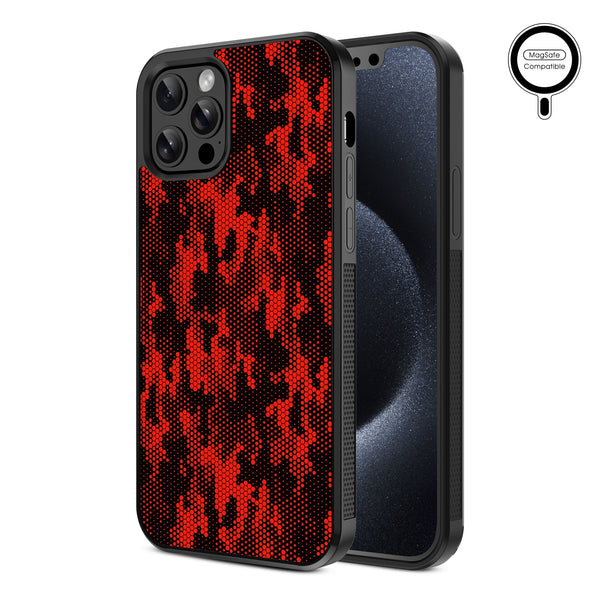 MyBat Design Lab Series MagSafe Case for Apple iPhone 12 / 12 Pro (6.1) - Red Digital Camouflage - MIP12PCSLESMSM086-2.jpg