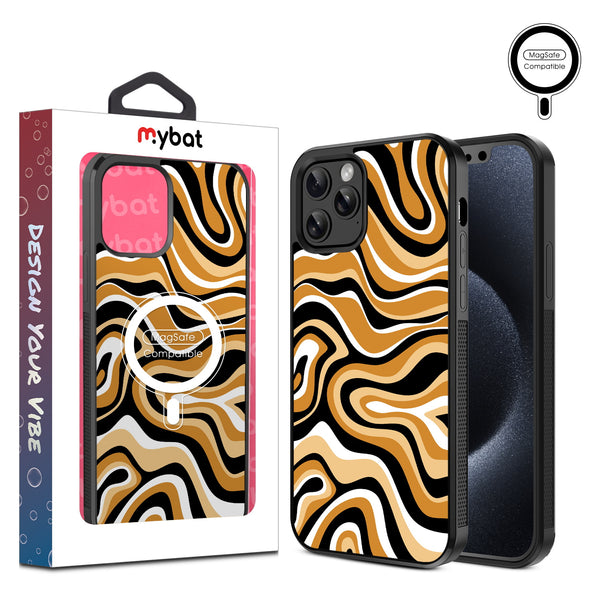 MyBat Design Lab Series MagSafe Case for Apple iPhone 12 / 12 Pro (6.1) - Groovy Golden Swirls - MIP12PCSLESMSM093-1.jpg
