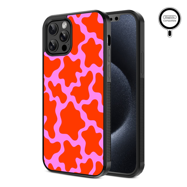 MyBat Design Lab Series MagSafe Case for Apple iPhone 12 / 12 Pro (6.1) - Pink Retro Splashes - MIP12PCSLESMSM094-2.jpg