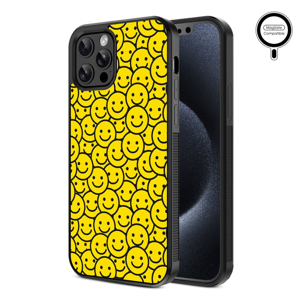 MyBat Design Lab Series MagSafe Case for Apple iPhone 12 / 12 Pro (6.1) - Smiley Faces - MIP12PCSLESMSM097-2.jpg