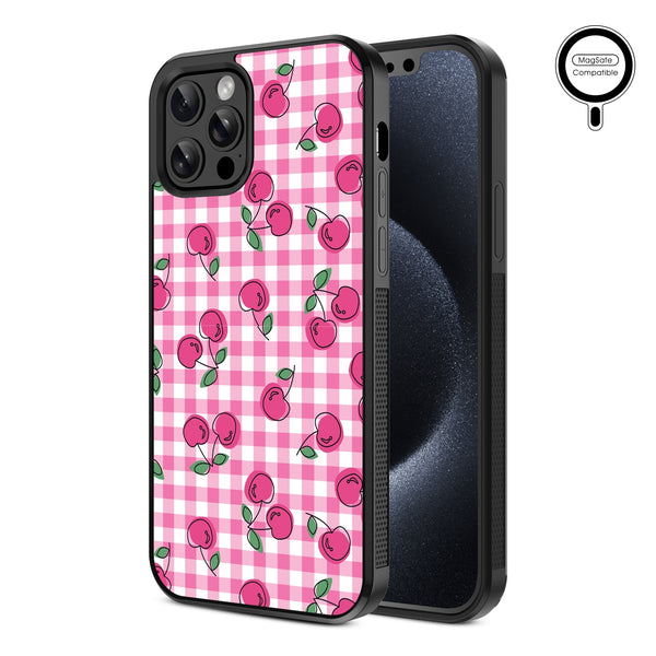 MyBat Design Lab Series MagSafe Case for Apple iPhone 12 / 12 Pro (6.1) - Pink Cherries - MIP12PCSLESMSM100-2.jpg
