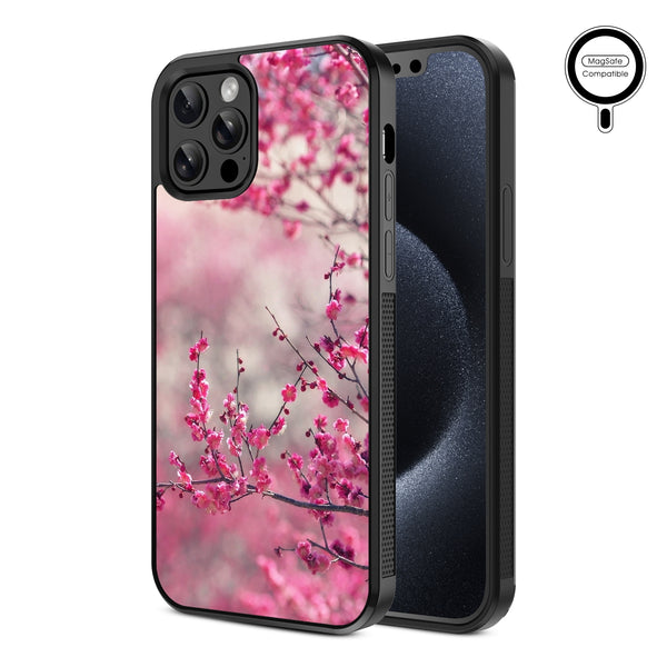 MyBat Design Lab Series MagSafe Case for Apple iPhone 12 / 12 Pro (6.1) - Sakura Blooms - MIP12PCSLESMSM132-2.jpg