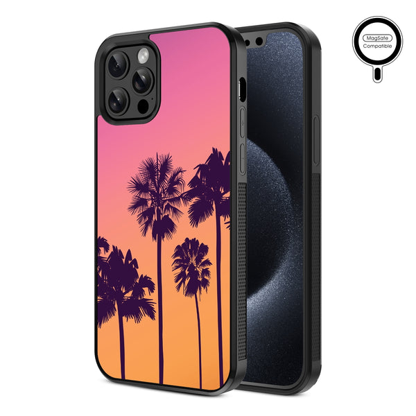 MyBat Design Lab Series MagSafe Case for Apple iPhone 12 / 12 Pro (6.1) - Palm Tree Sunset - MIP12PCSLESMSM136-2.jpg