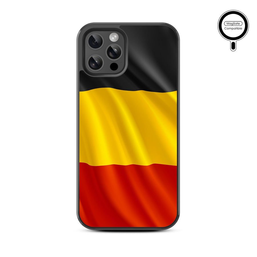 MyBat Design Lab Series MagSafe Case for Apple iPhone 12 / 12 Pro (6.1) - Belgium Flag - MIP12PCSLESMSM142-3.jpg