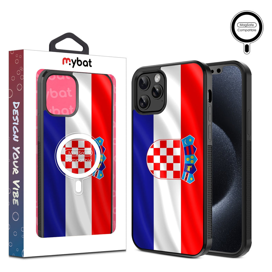 MyBat Design Lab Series MagSafe Case for Apple iPhone 12 / 12 Pro (6.1) - Croatia Flag