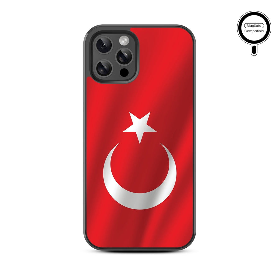 MyBat Design Lab Series MagSafe Case for Apple iPhone 12 / 12 Pro (6.1) - Turkey Flag