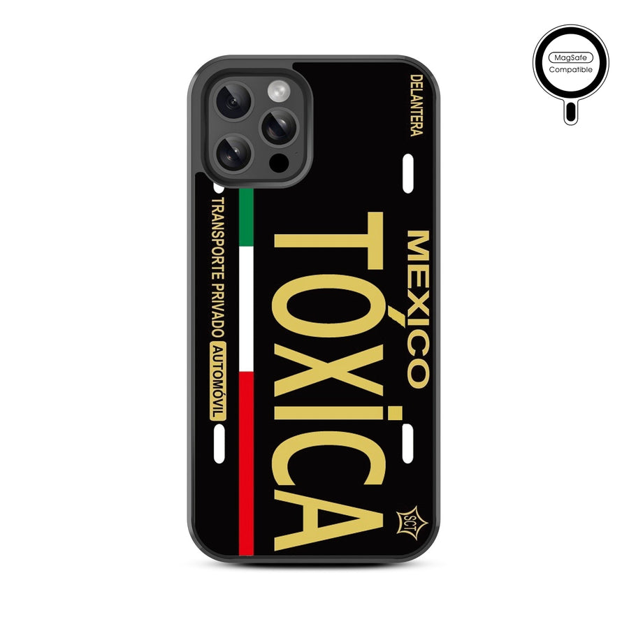 MyBat Design Lab Series MagSafe Case for Apple iPhone 12 / 12 Pro (6.1) - Toxica Black