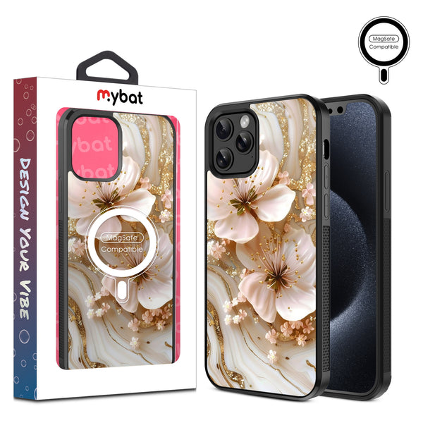 MyBat Design Lab Series MagSafe Case for Apple iPhone 12 / 12 Pro (6.1) - Golden Petal Glow - MIP12PCSLESMSM186-1.jpg
