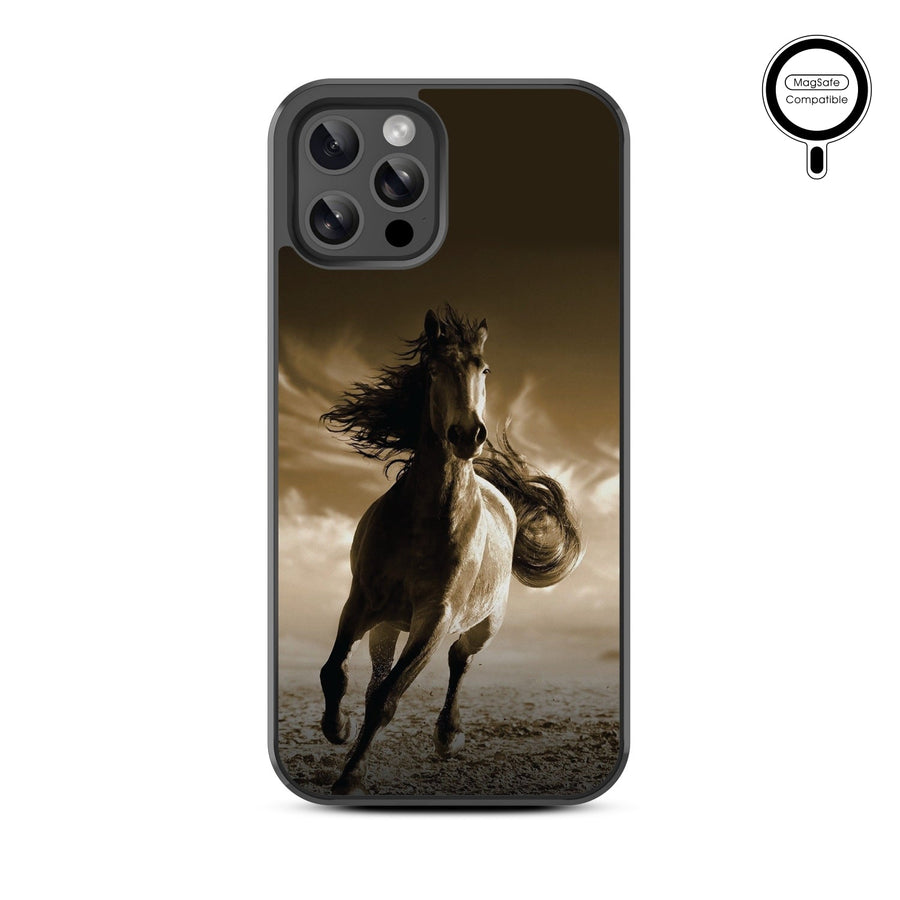 MyBat Design Lab Series MagSafe Case for Apple iPhone 12 / 12 Pro (6.1) - Wild Horse