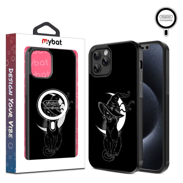 MyBat Design Lab Series MagSafe Case for Apple iPhone 12 / 12 Pro (6.1) - Black Cat Magic - MIP12PCSLESMSM223-1.jpg